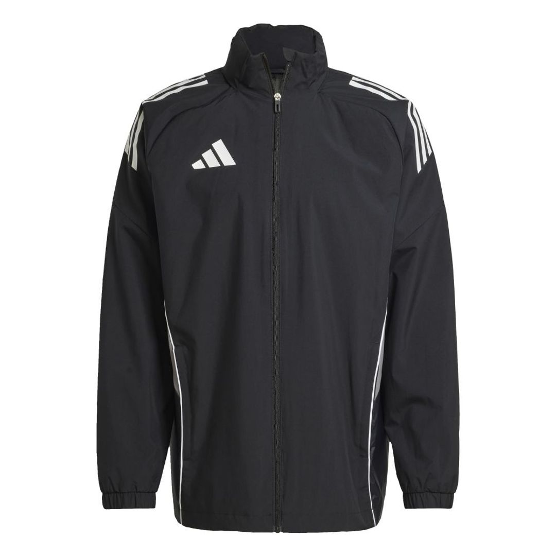 Chaqueta adidas Hombre Para Todo Clima Tiro 25 Competición-Negro-Gris