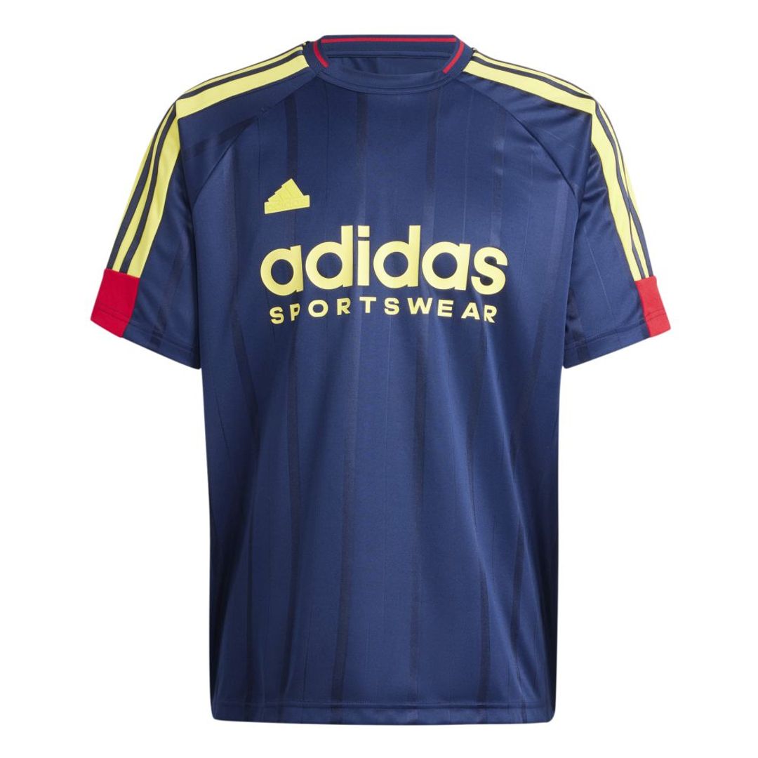 Camiseta adidas Hombre M Tiro Ntpk Tee - Azul-Amarillo