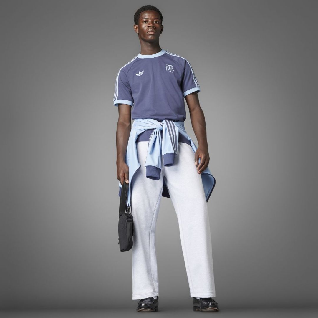 Camiseta adidas Hombre aniversario Argentina-Azul
