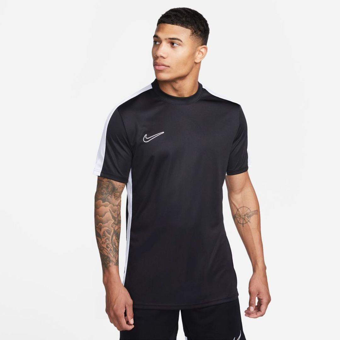 Camiseta Nike Hombre M  Dri-Fit Academy23 Top Ss - Negro-Blanco