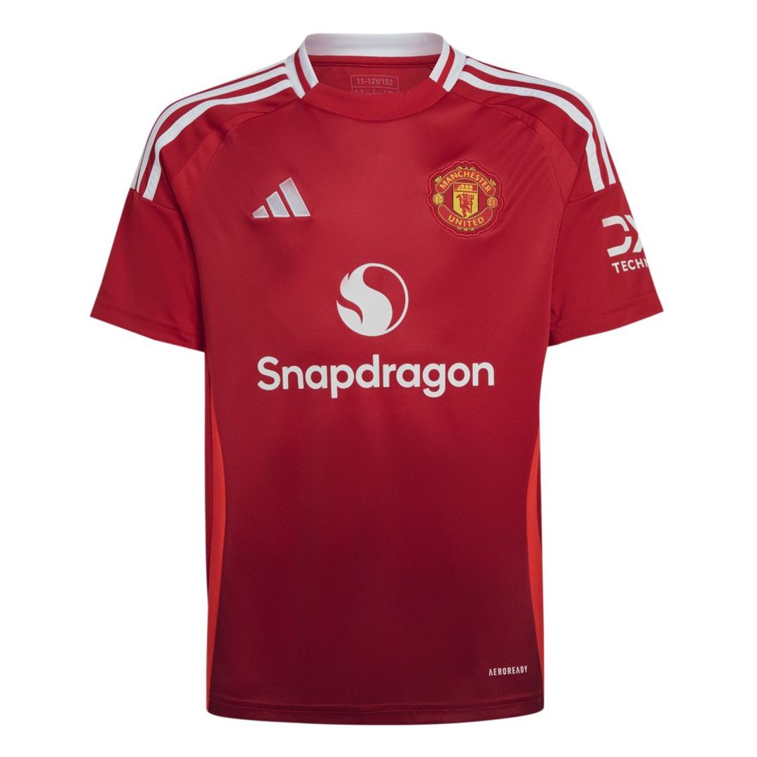Camiseta adidas Kids Manchester United 24/25 Home Jersey - Rojo