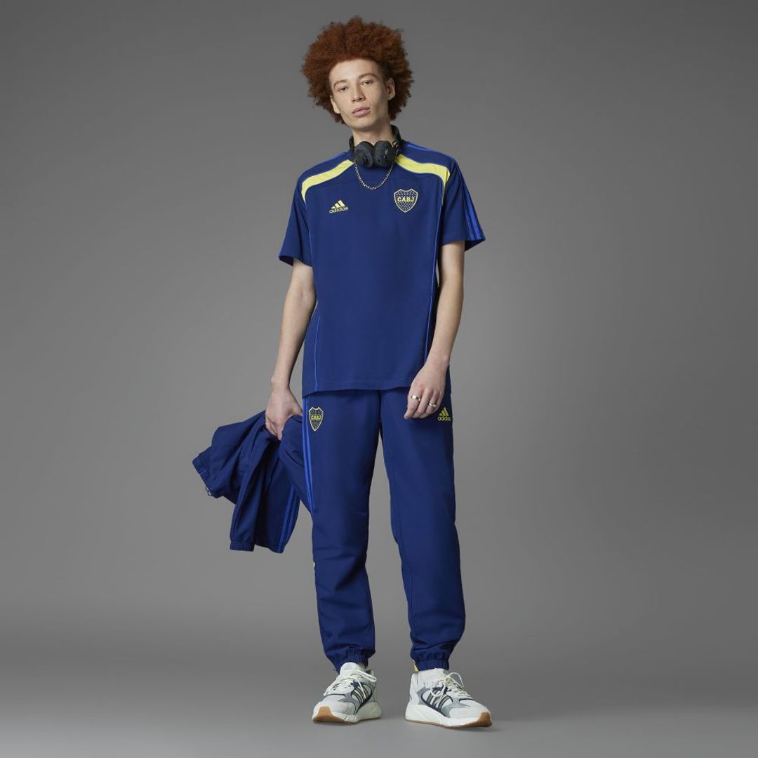 Camiseta adidas Hombre UBP Boca Juniors -Azul-Amarillo