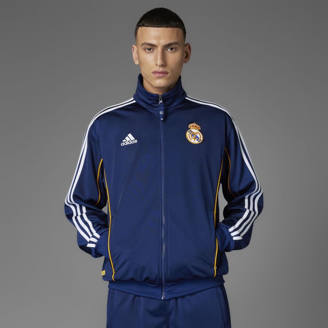 Chaqueta adidas Hombre deportiva Real Madrid 99/00-Azul
