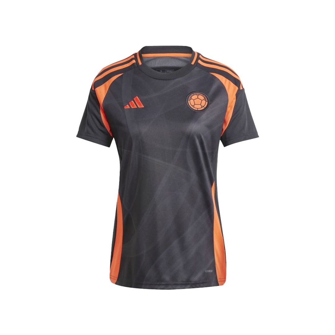 Camiseta Mujer adidas Selección Colombia 24 - Negro-Naranja