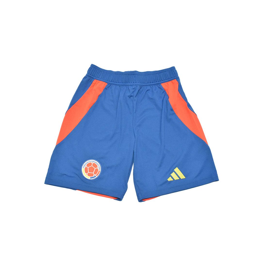 Pantaloneta adidas Kids Seleccion Colombia FCF - Azul-Naranja