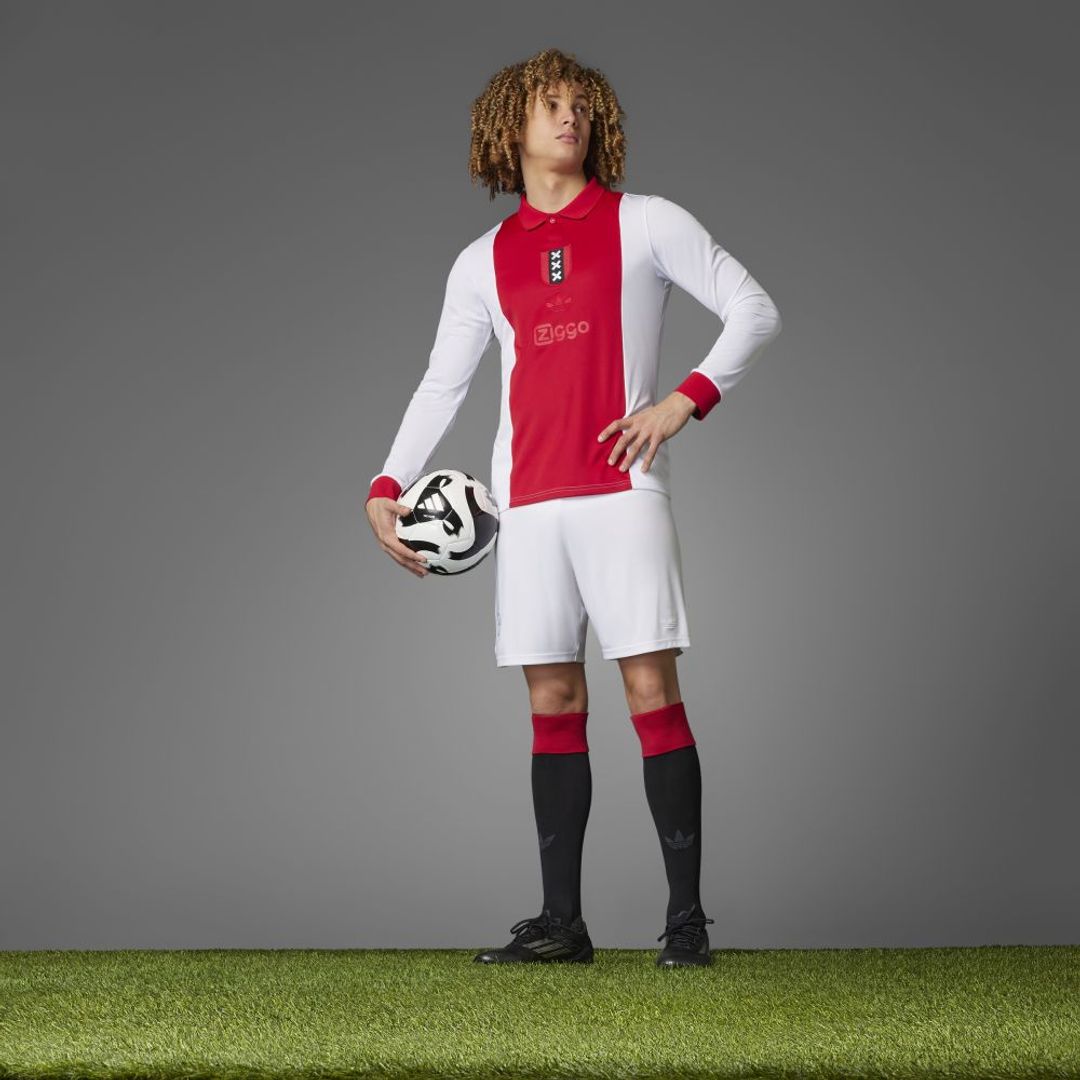 Camiseta adidas Hombre Ajax Amsterdam Anniversary- Rojo-Blanco