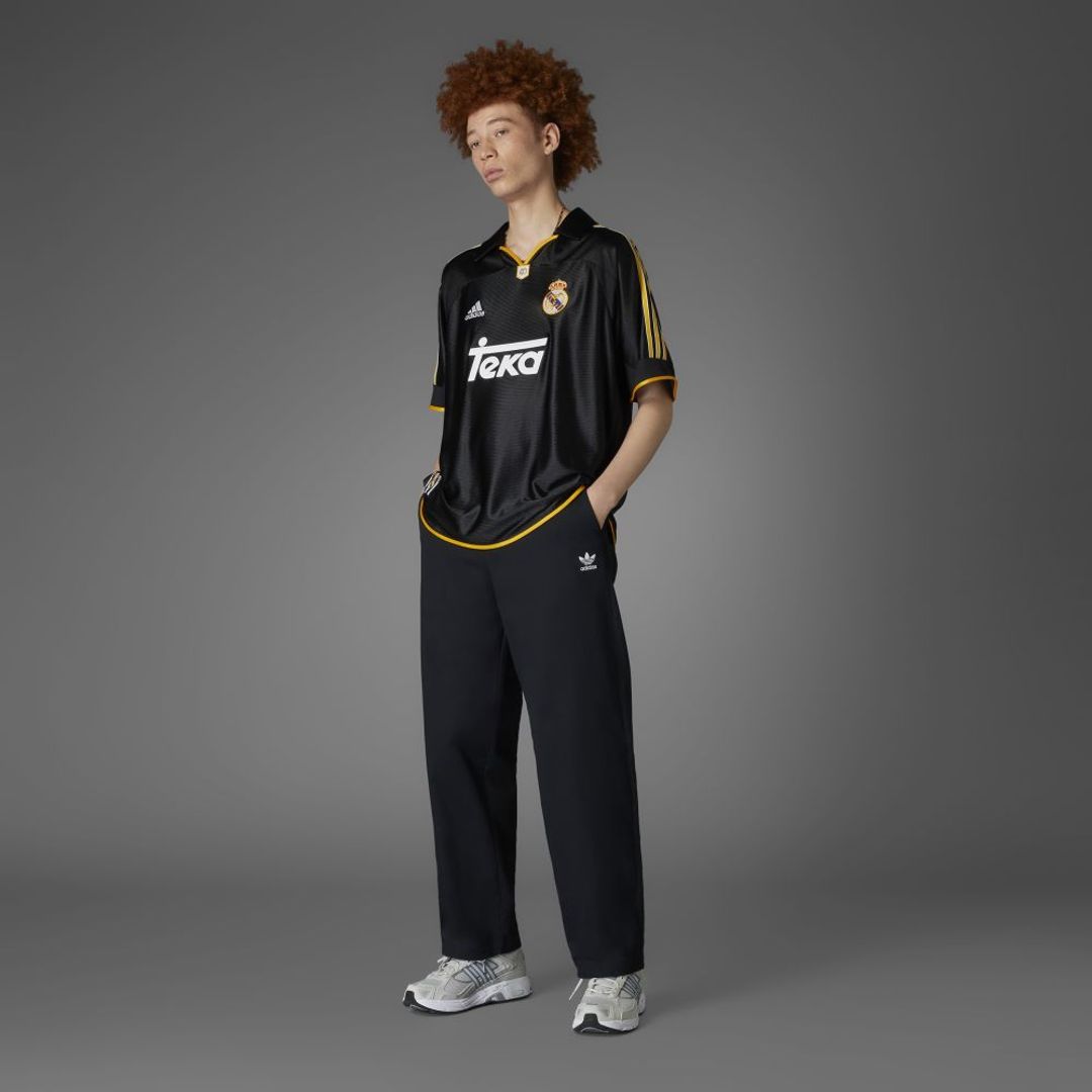 Camiseta adidas Hombre Visitante Real Madrid 99/00 -Negro-Amarillo