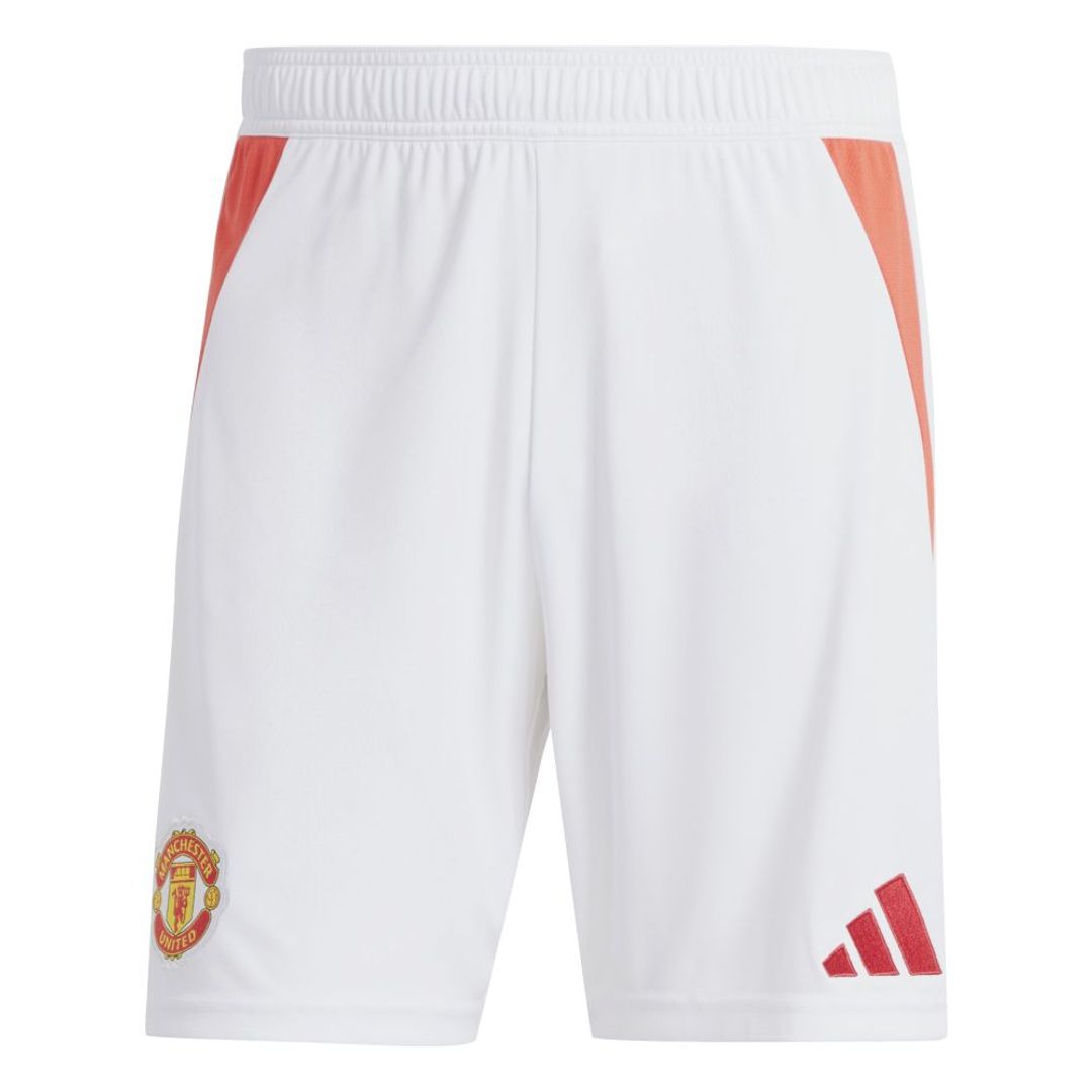 Shorts adidas Hombre Local Manchester United 24/25 - Blanco-Rojo