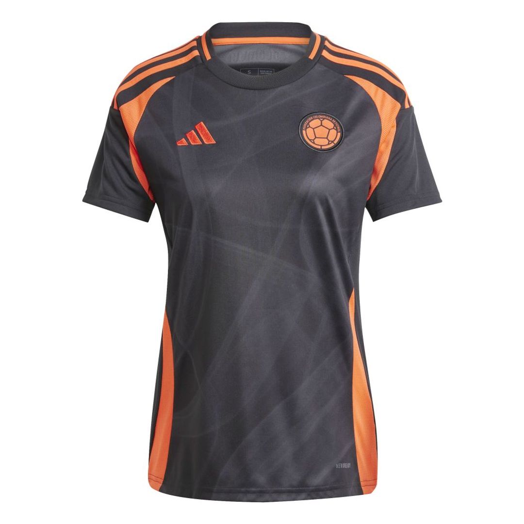 Camiseta adidas Mujer Selección Colombia 24 - Negro-Naranja