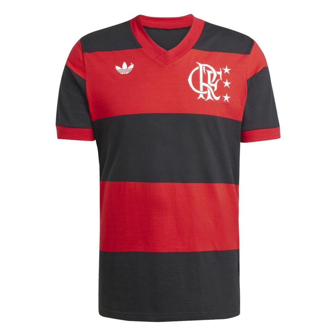 Camiseta adidas Hombre local del CR Flamengo 1981 - Rojo-Negro