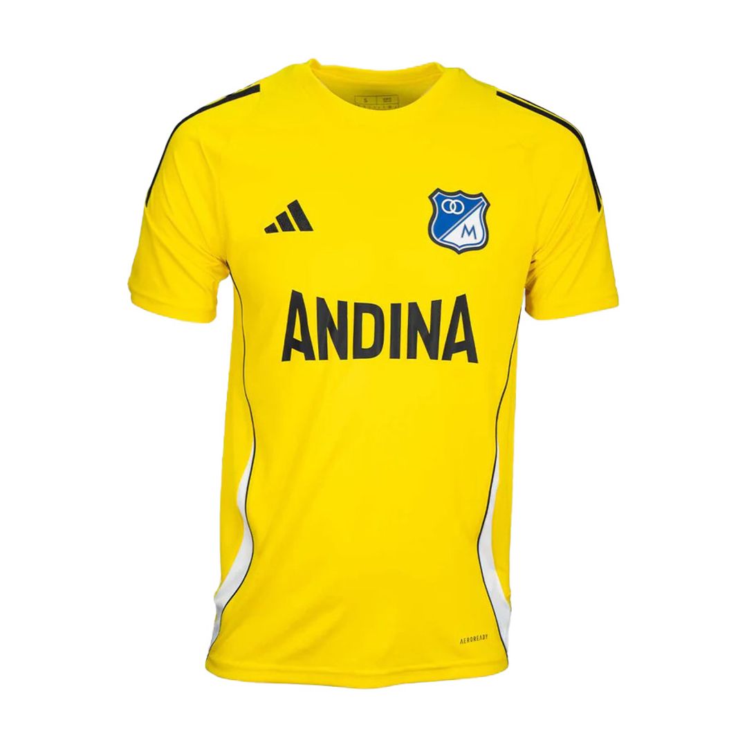 Camiseta adidas Hombre Entrenamiento Millonarios - Amarillo