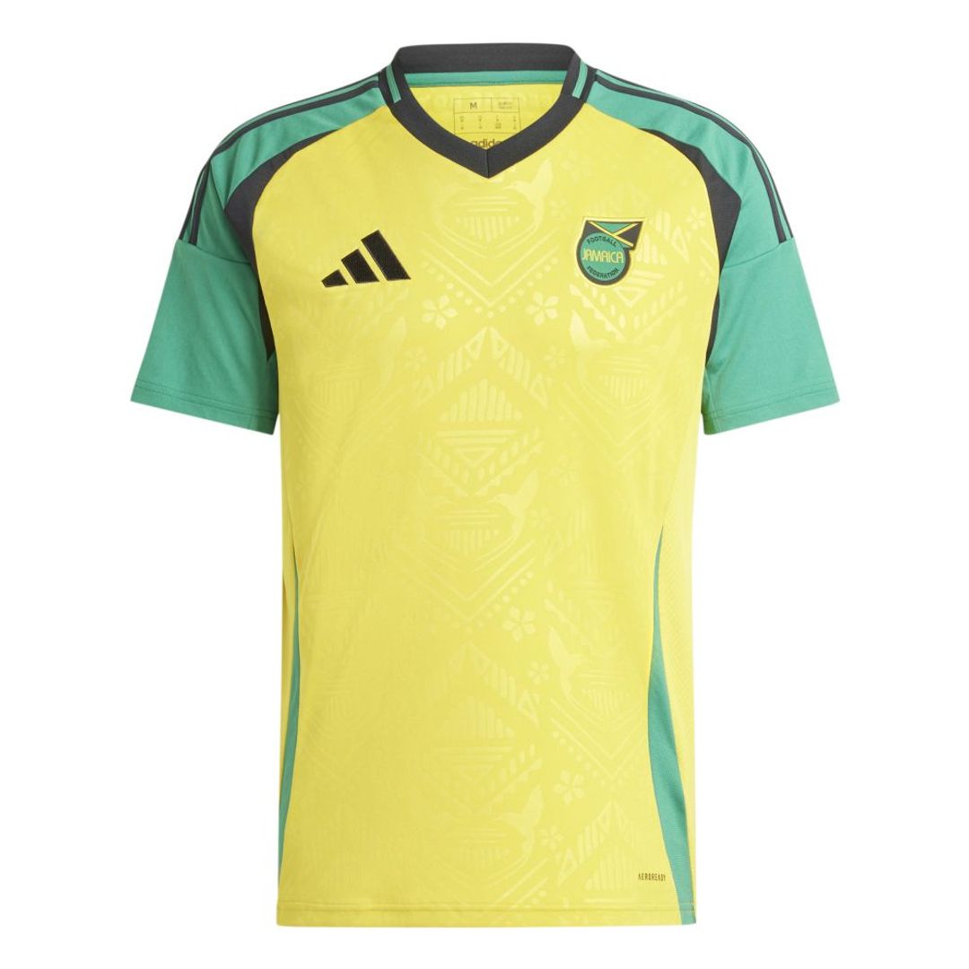 Camiseta adidas Hombre Local  Jamaica 24 - Amarillo - Verde