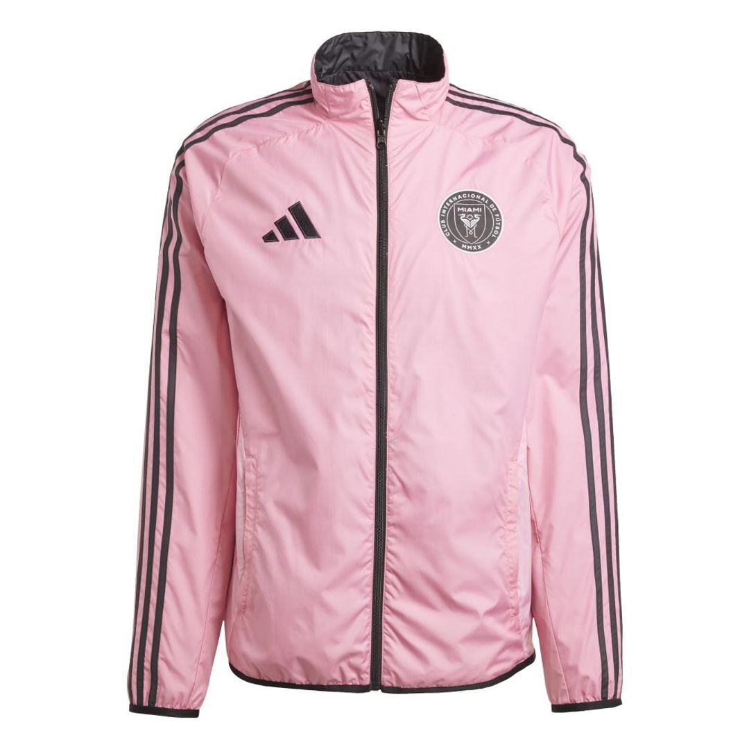 Chaqueta adidas Hombre Inter Miami Reversible - Rosa-Gris