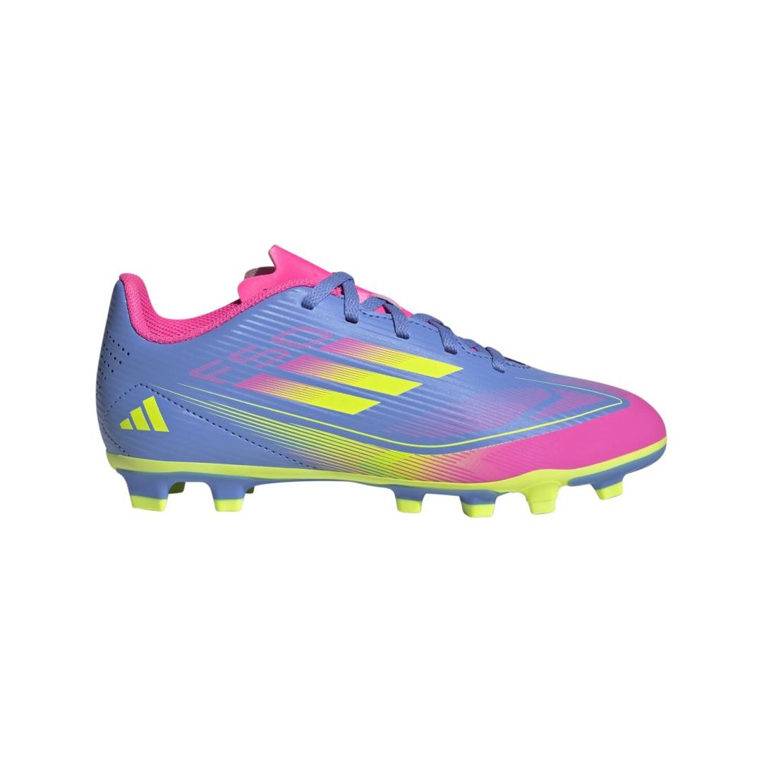 Guayos adidas Kids F50 Club Firme/Multi-Terreno- Azul-Multicolor