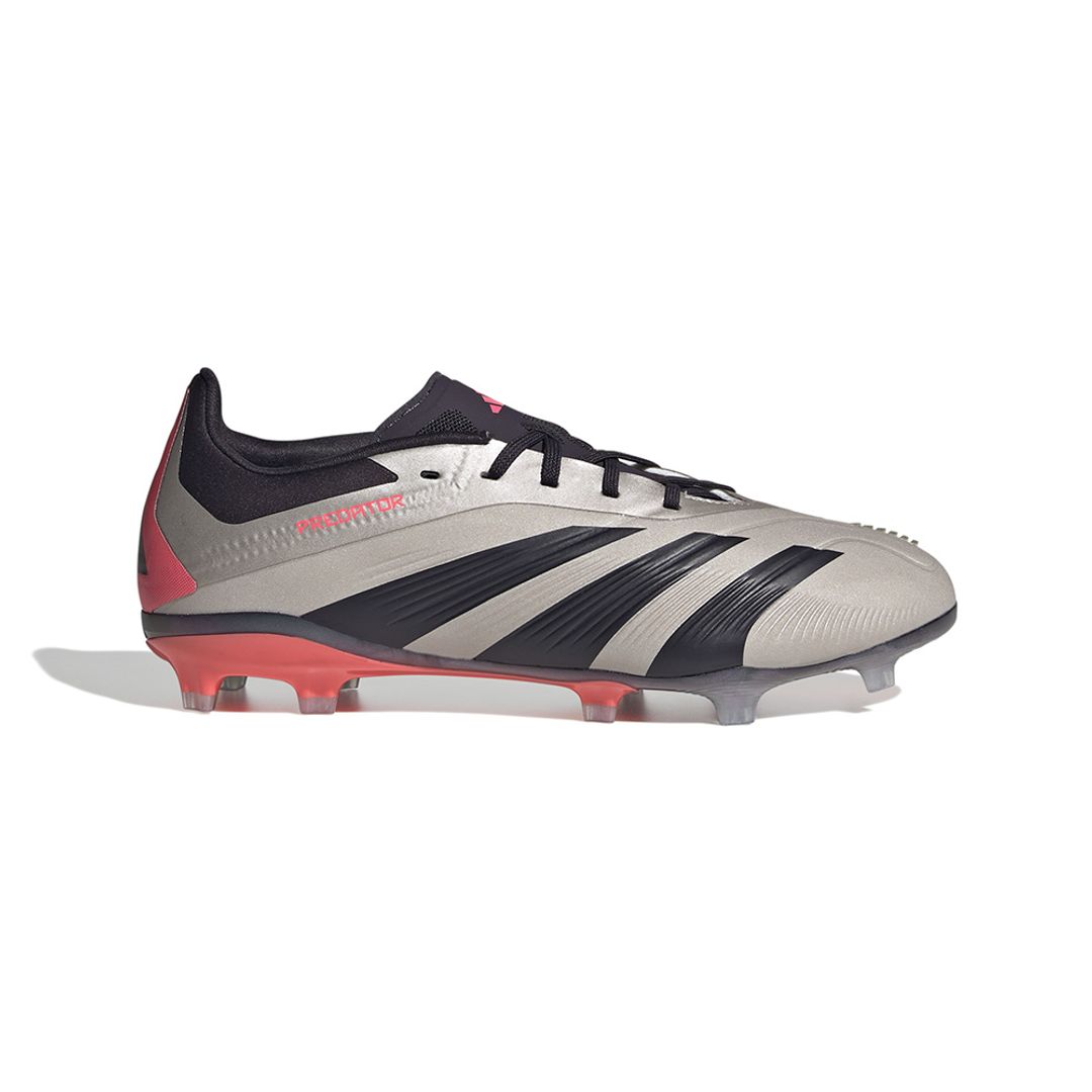 Guayos adidas Kids Predator Elite Cesped Natural - Gris-Negro