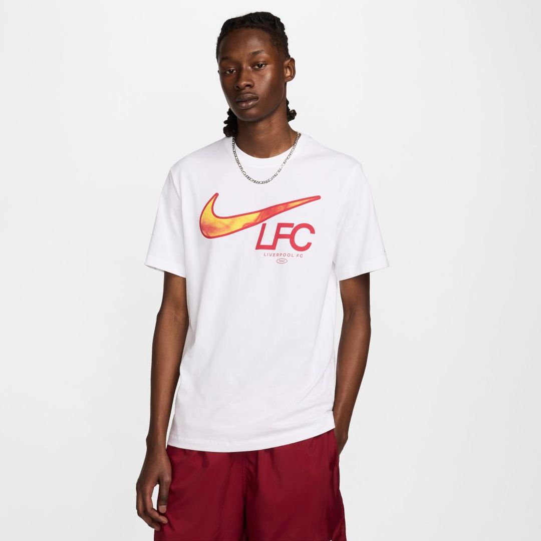 Camiseta Nike Hombre Liverpool FC M  Swoosh  - Blanco