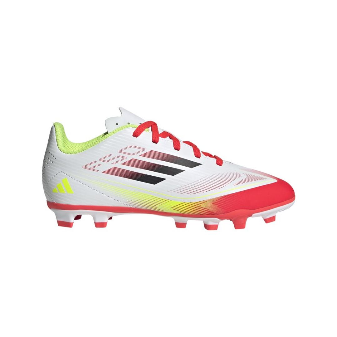 Guayos adidas Kids F50 Club FG-Blanco-Rojo