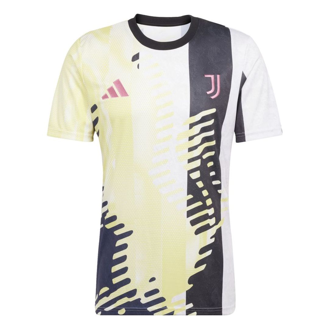 Camiseta adidas Hombre Prepartido Juventus 24/25-Amarillo-Negro