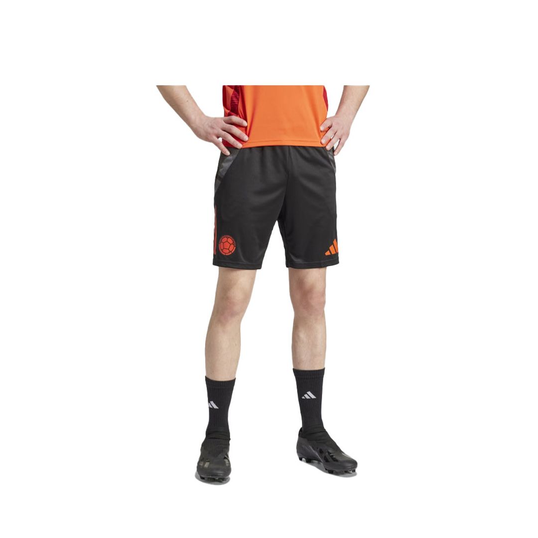 Pantaloneta Hombre adidas Entrenamiento Tiro 24 Colombia - Negro-Naranja