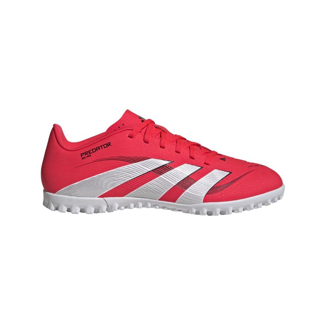 Guayos Predator Club Pasto sintético - Blanco-Rojo