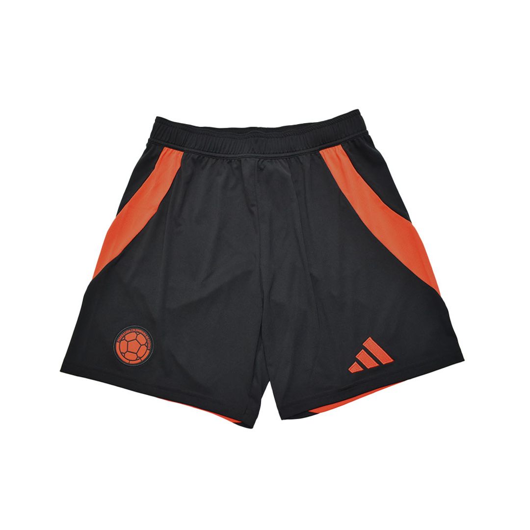 Pantaloneta Hombre adidas Seleccion Colombia 24 - Negro-Naranja