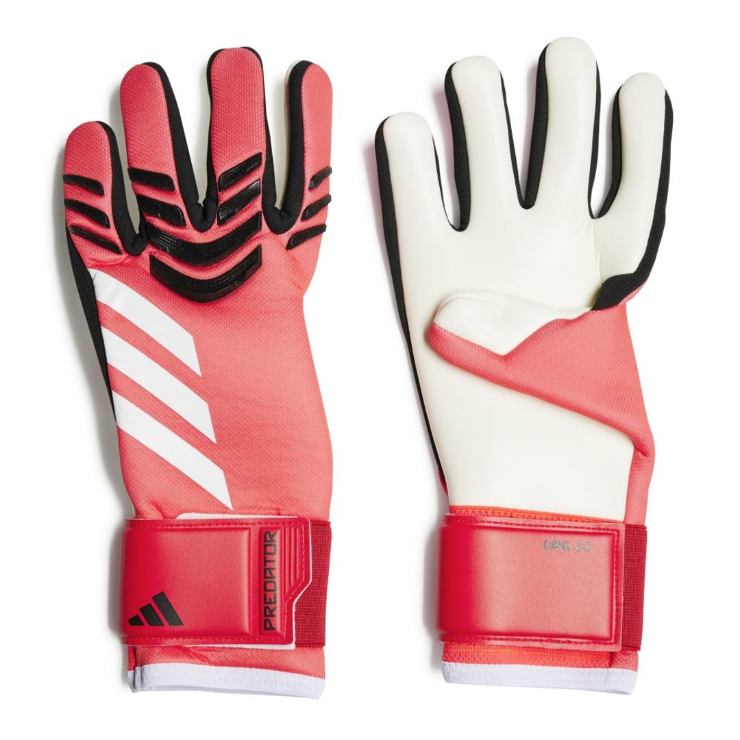 Guantes adidas Unisex Arquero Predator League-Rojo-Blanco