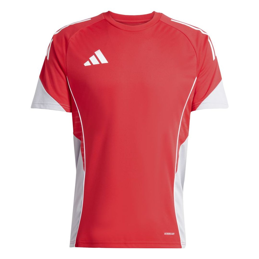 Camiseta adidas Hombre Entrenamiento De Competición Tiro 25-Rojo-Gris