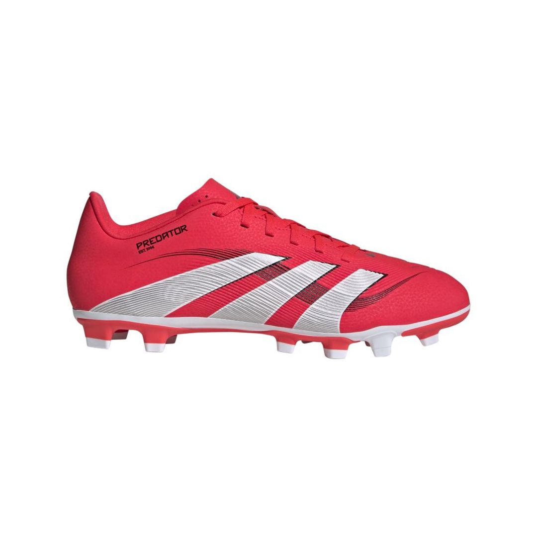 Guayos adidas Hombre Predator Club FG/MG-Rojo-Blanco