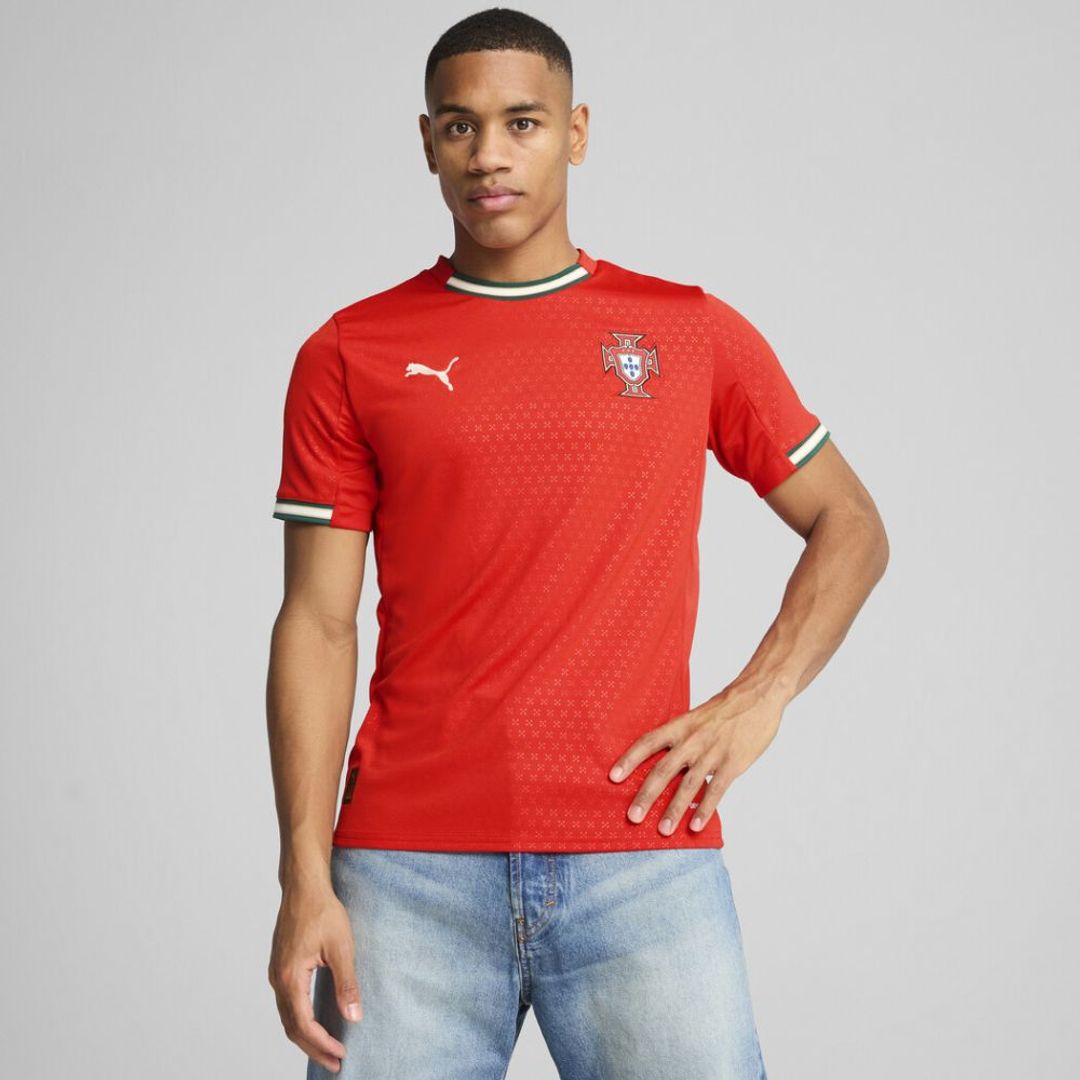 Camiseta Puma Hombre local de Portugal 2025 Rojo