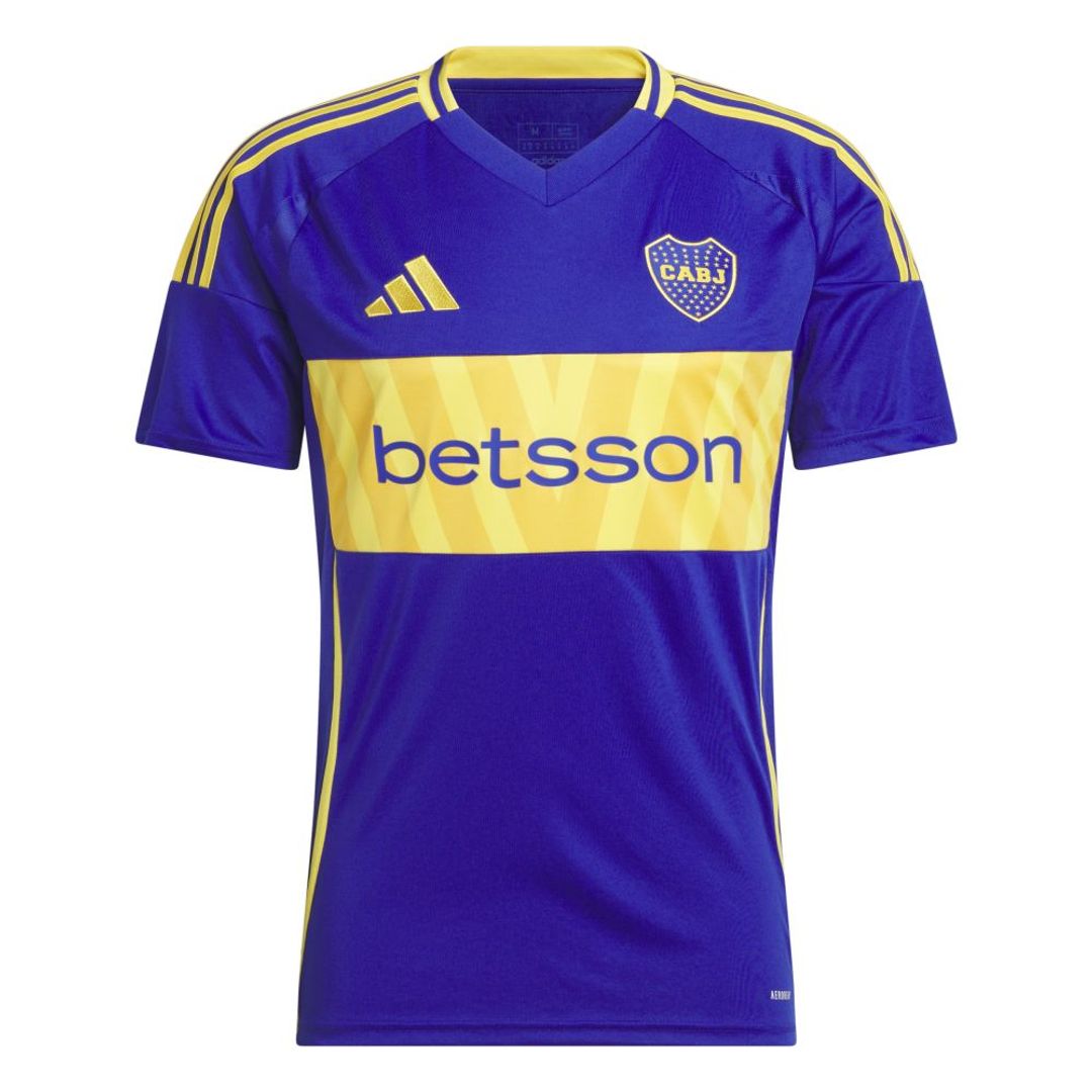 Camiseta adidas Hombre Local Boca Juniors 24/25 - Azul - Amarillo