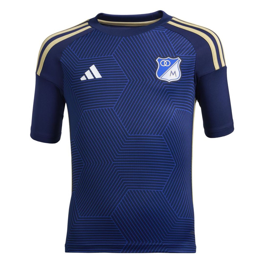 Camiseta adidas Kids Local Millonarios  Fc 2024  - Azul